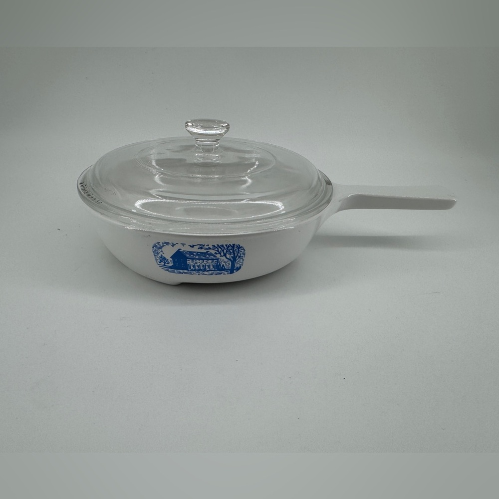 Vintage Amana Radarware Browning Skillet 7in Cabin Blue